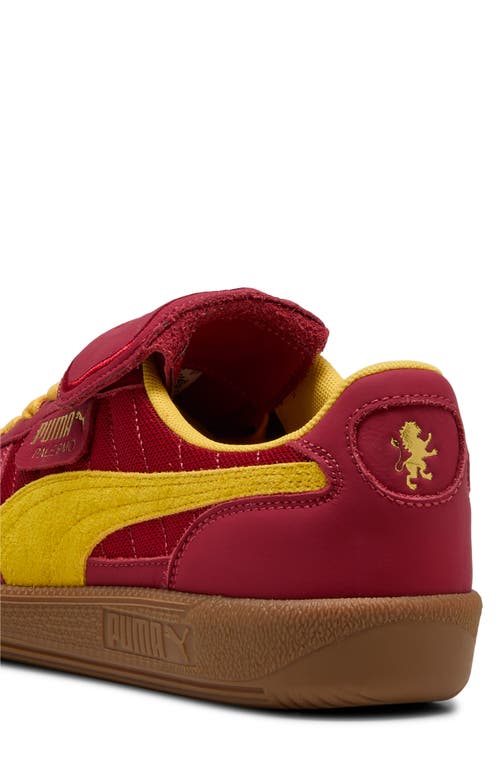 Puma X Harry Potter Palermo In Dark Crimson-yellow Sizzle