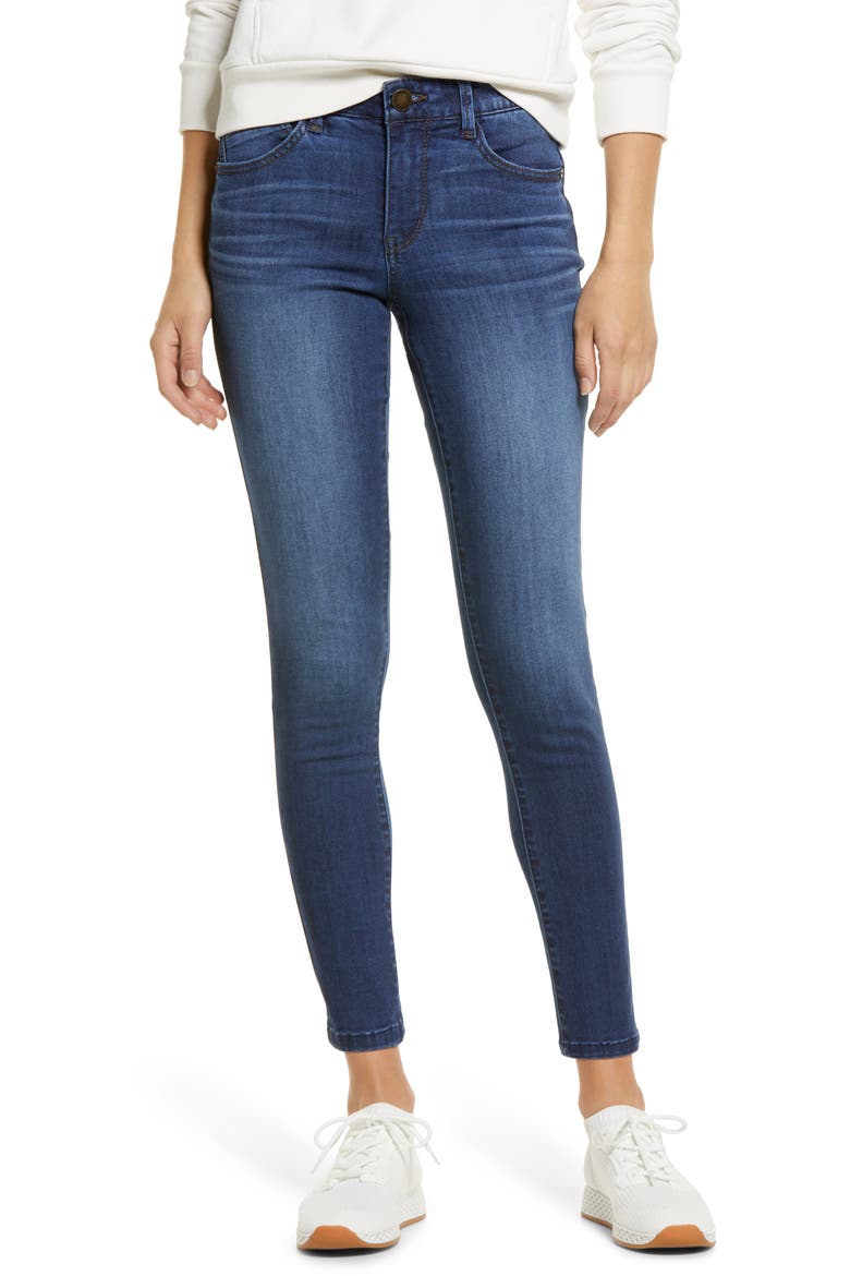 'Ab'Solution Ankle Skinny Jeans (Nordstrom Exclusive), Main, color, BLUE