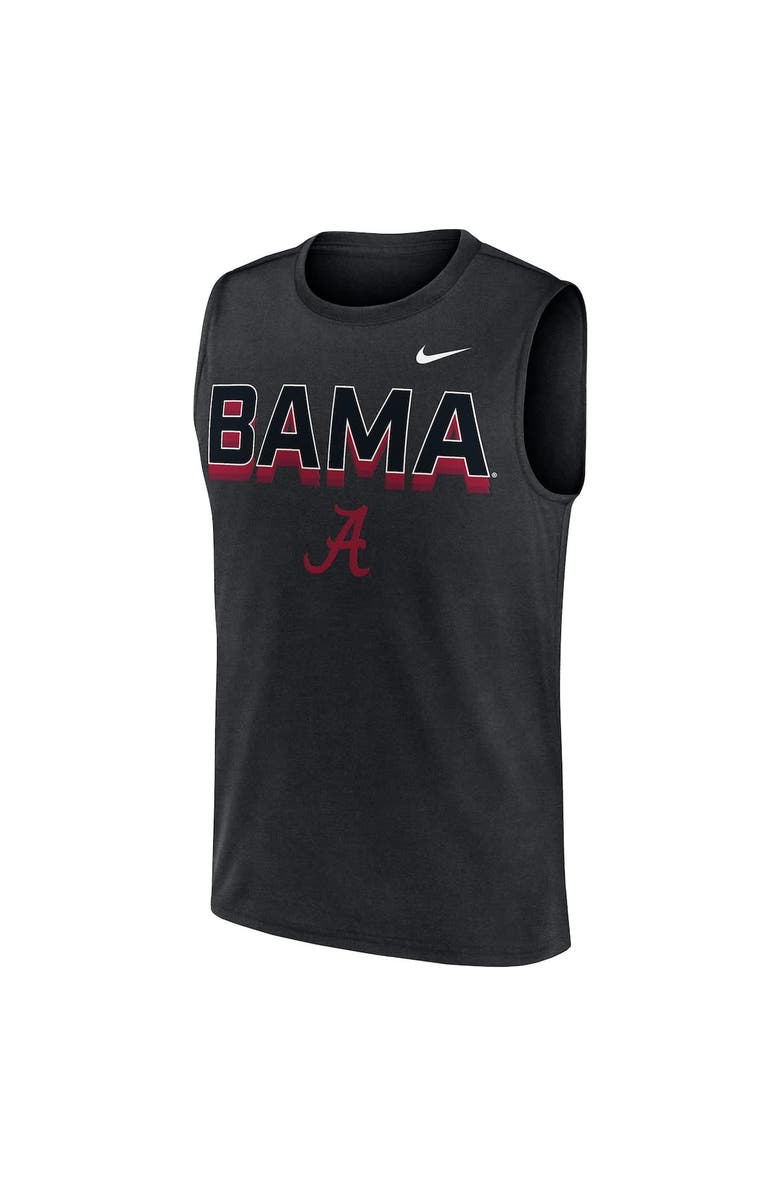 Nike Men's Nike Black Alabama Crimson Tide Primetime Tricode Legend Performance Tank Top, Alternate, color, Black