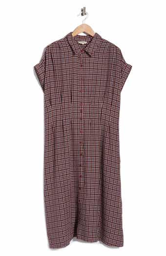 Pintuck Maxi Shirtdress