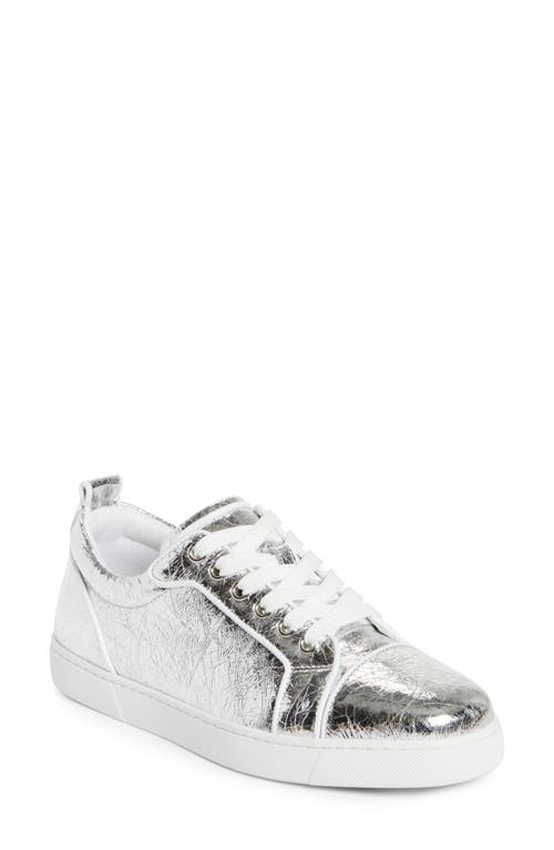 Christian Louboutin Louise Orlato Metallic Red Sole Sneakers