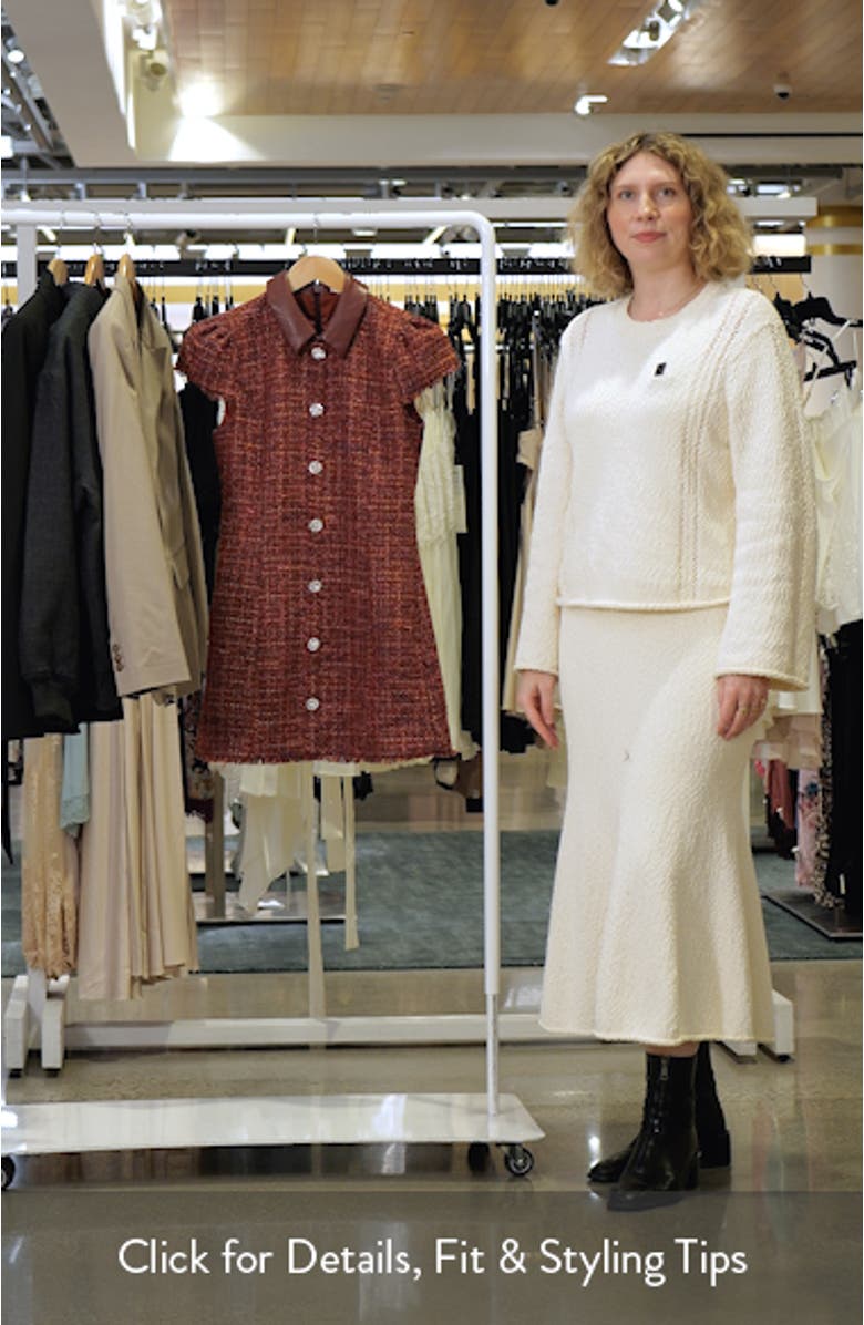 Riello Fringe Tweed Minidress, sales video thumbnail