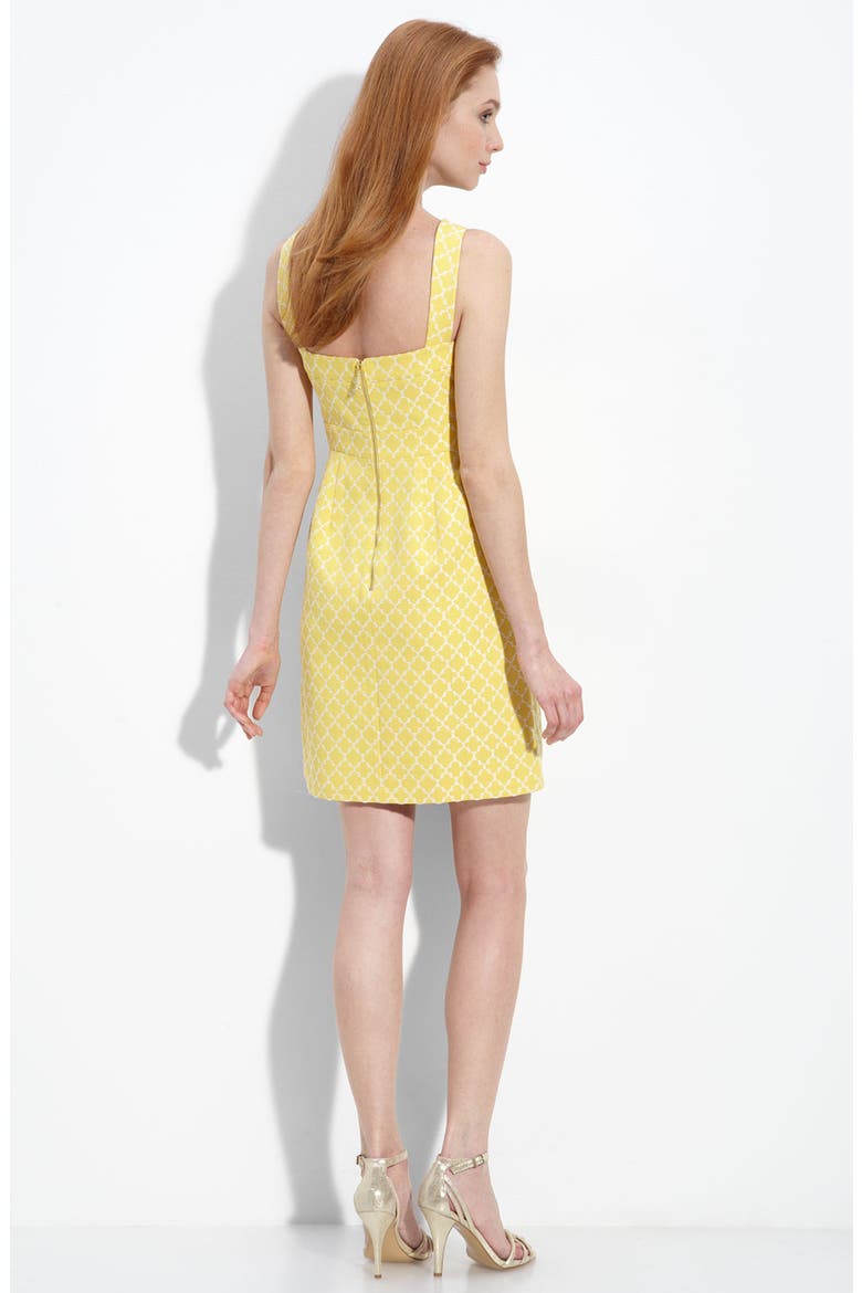 'hilary' dress, Alternate, color, YELLOW PINEAPPLE CREAM
