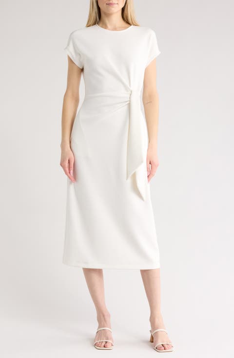 Tie Waist Midi Dress