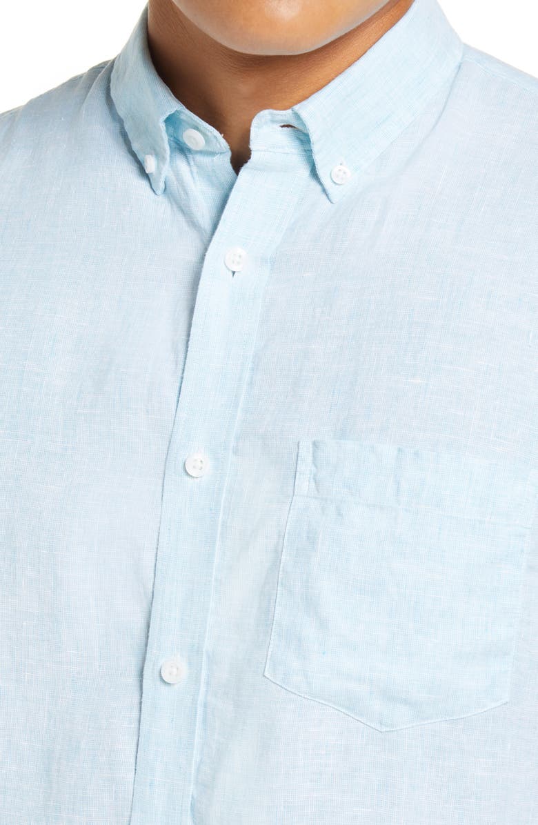 1901 Linen Slim Fit Shirt, Alternate, color,