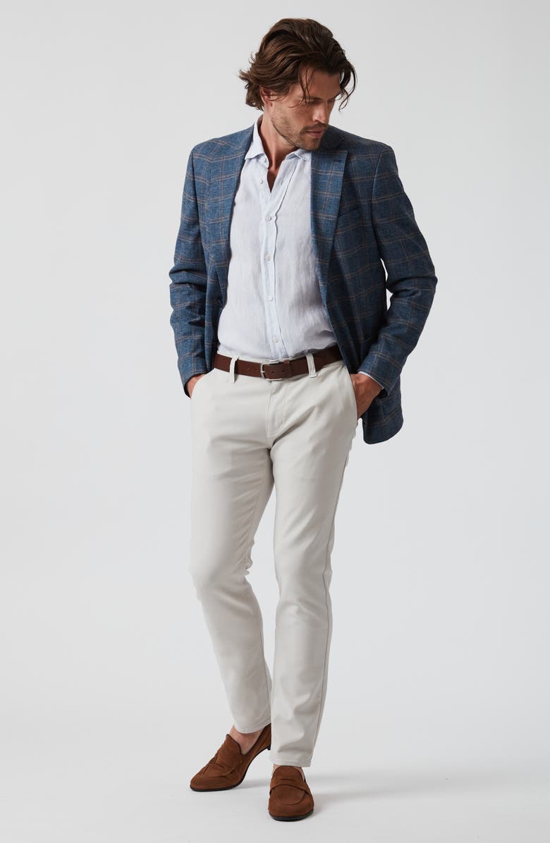 34 Heritage Verona Slim Straight Leg Chinos, Alternate, color, Cloud High Flyer