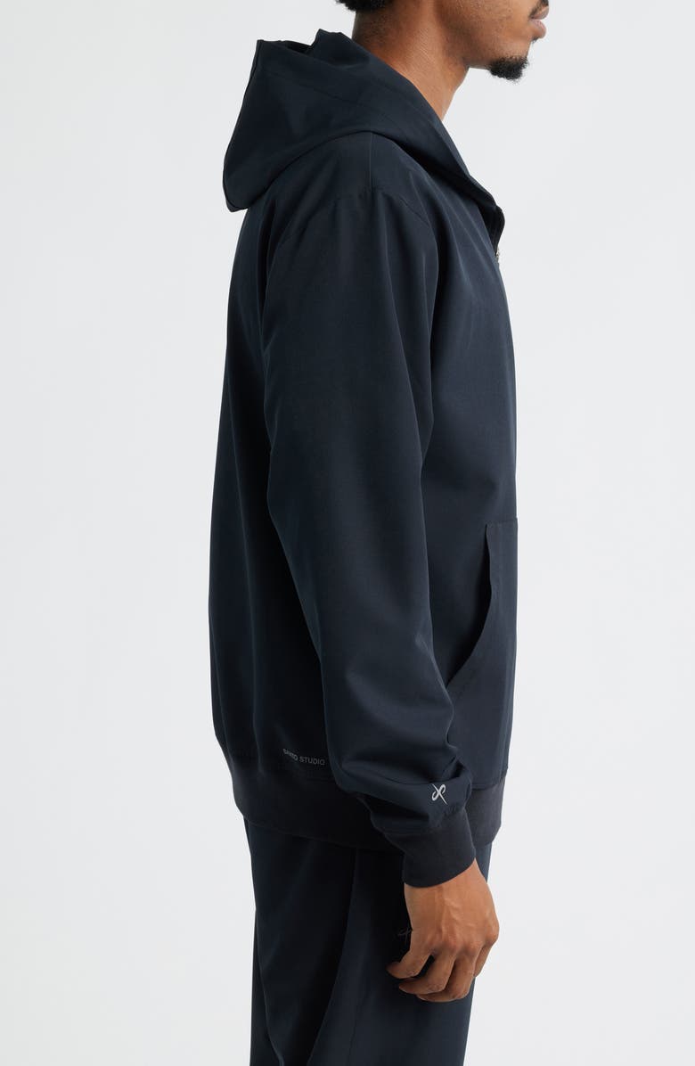 SANTO STUDIO Tempo Tech Zip Jacket, Alternate, color, Black