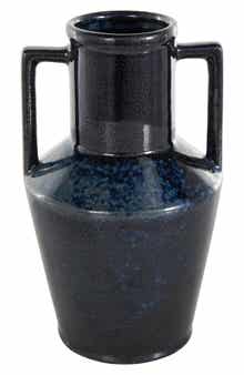 VIVIAN LUNE HOME Dark Blue Ceramic Vase