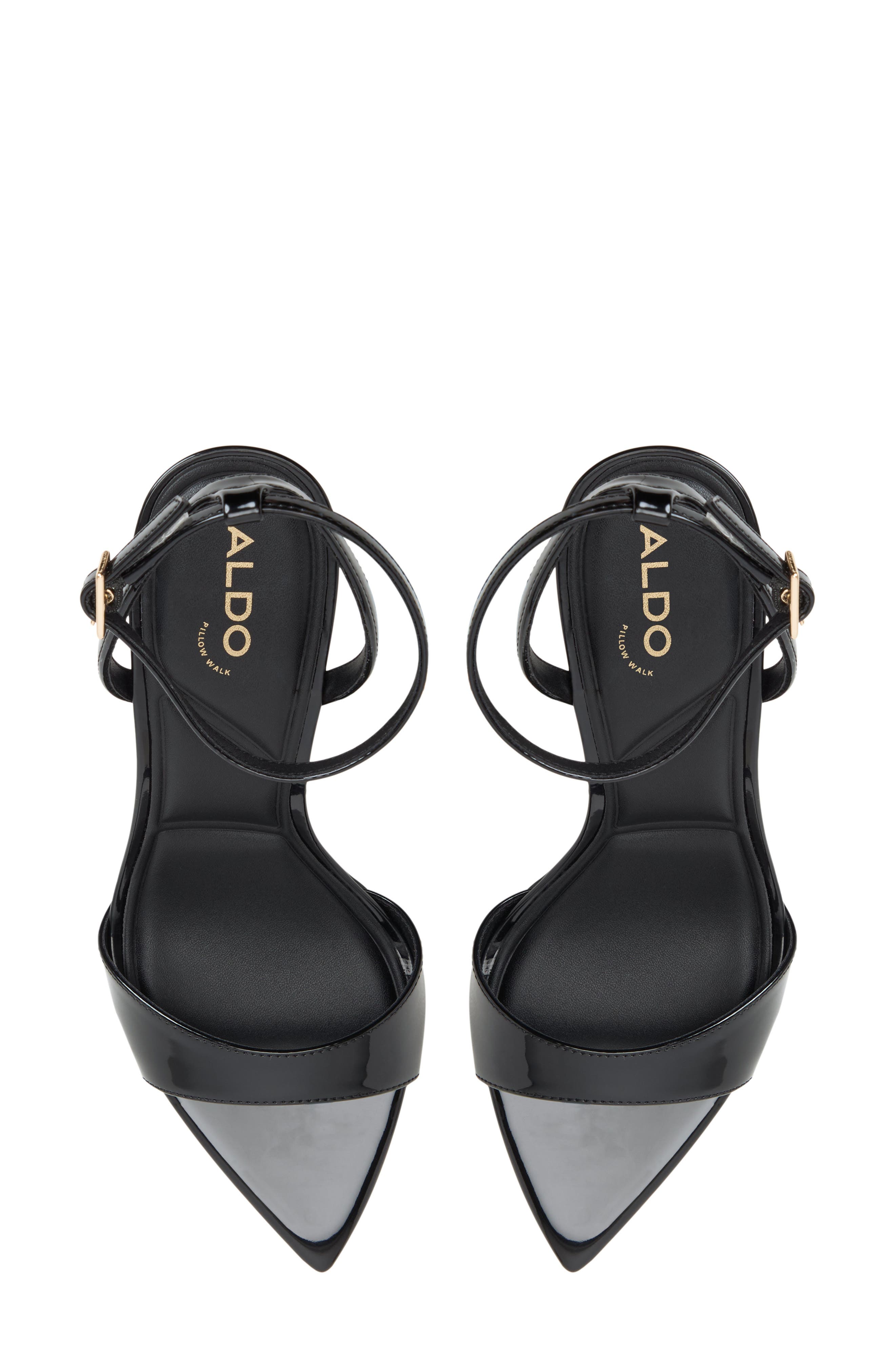 ALDO Leandra Ankle Strap Pointed Toe Sandal, Alternate, color, 