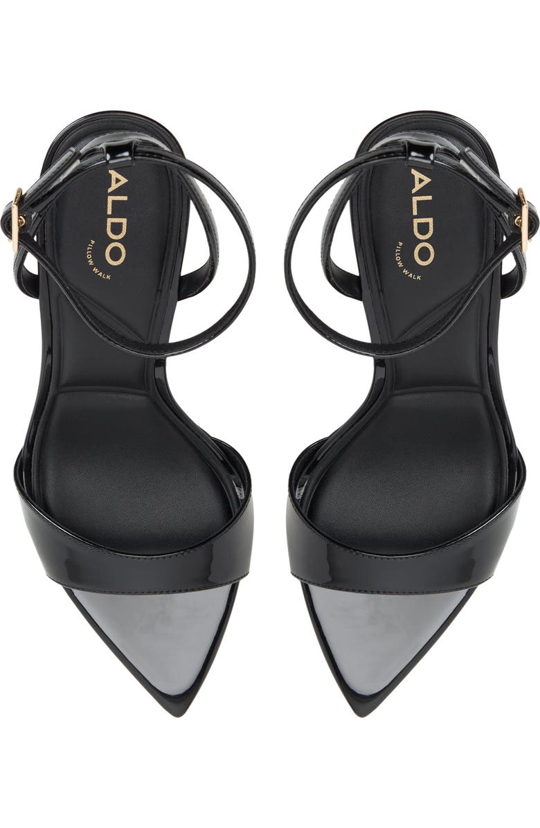 ALDO Leandra Ankle Strap Pointed Toe Sandal, Alternate, color,