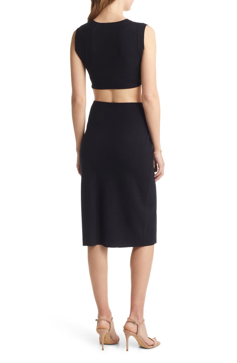 VICI Collection Cutout Knit Dress, Alternate, color, 