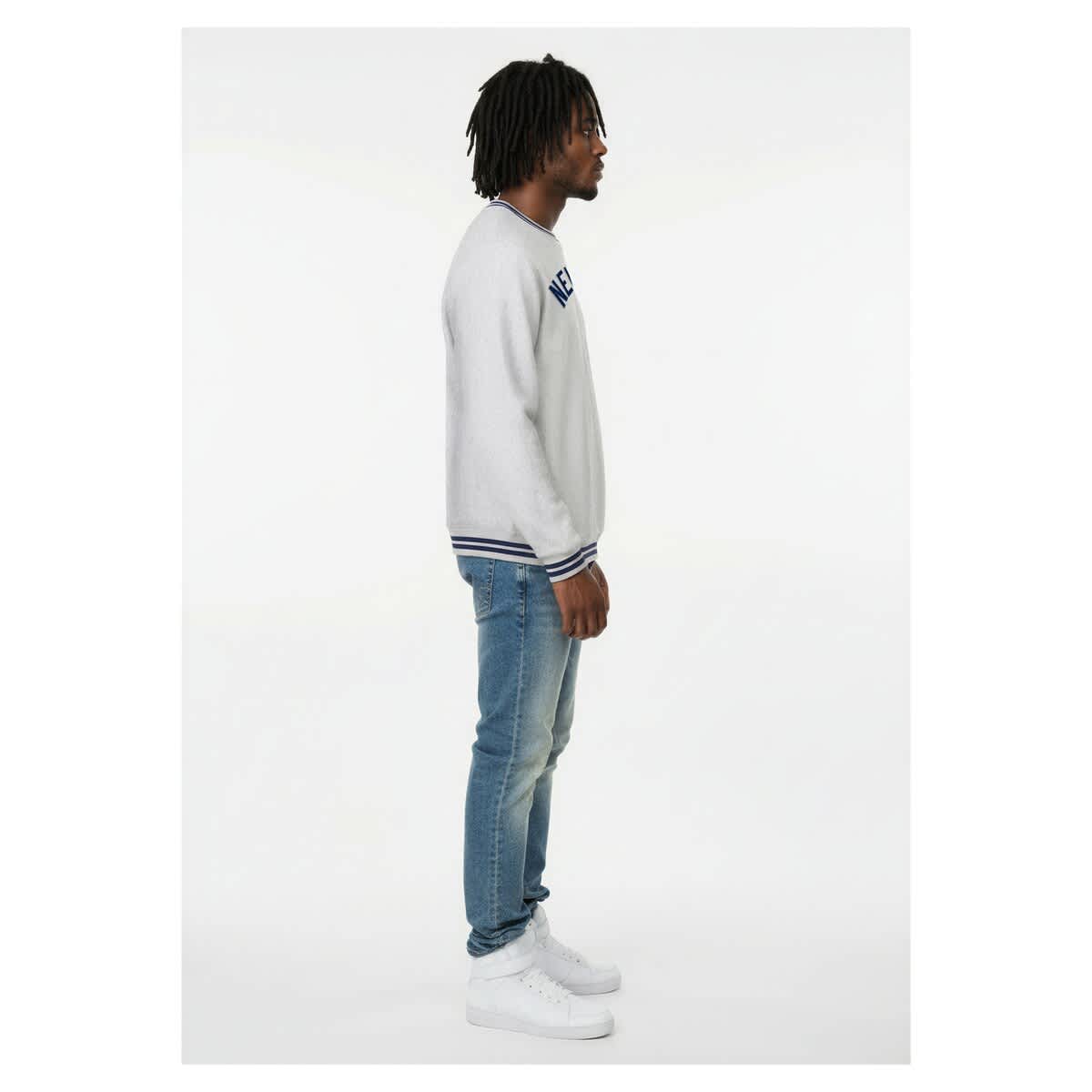 Champion Men's Champion Heather Gray New York Yankees Reverse