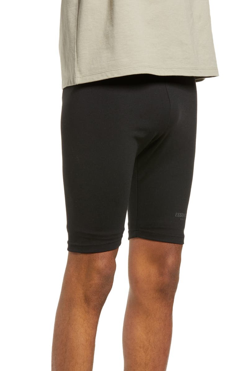 Fear of God Essentials Unisex Logo Biker Shorts, Alternate, color, 
