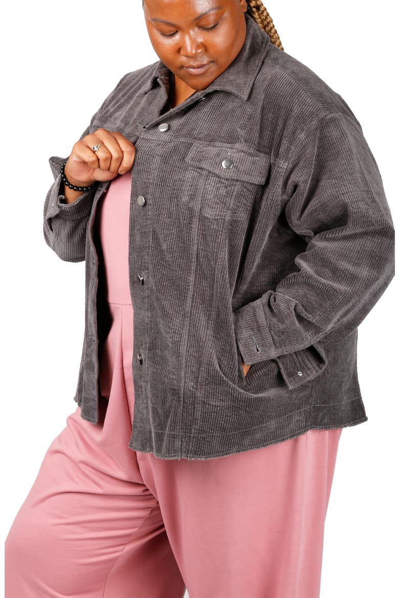 Corduroy Jacket, Alternate, color, CHARCOAL