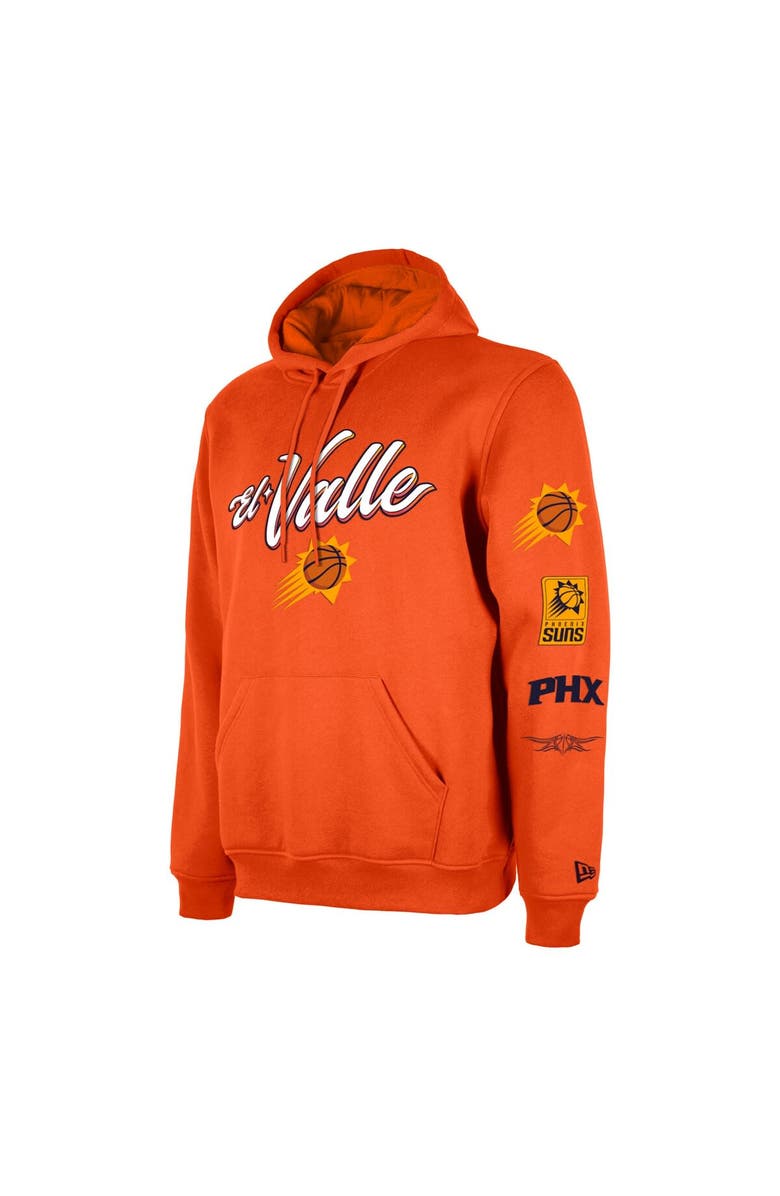 New Era Men's New Era Orange Phoenix Suns 2023/24 City Edition Big & Tall Pullover Hoodie, Alternate, color, 