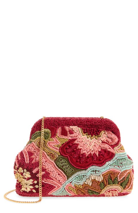 Tropic Beaded Clutch