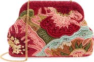MANGO Tropic Beaded Clutch