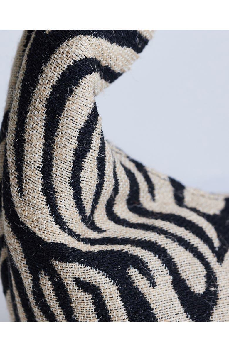 Topshop Giane Zebra Print Canvas Bag, Alternate, color,
