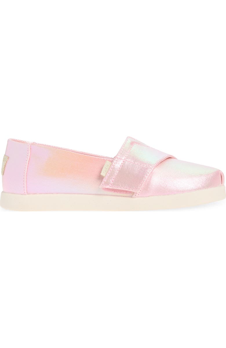 TOMS Kids' Classic Alpargata Slip-On, Alternate, color, Light Pink