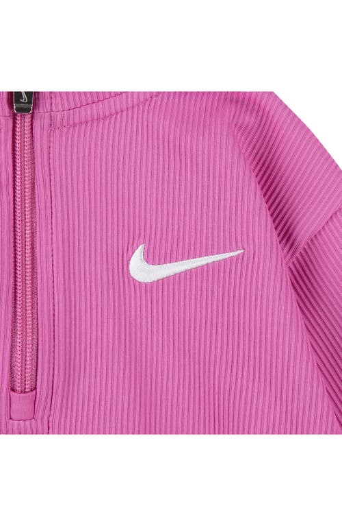 Nike Game Swoosh Match Pullover & Leggings Set In Pink