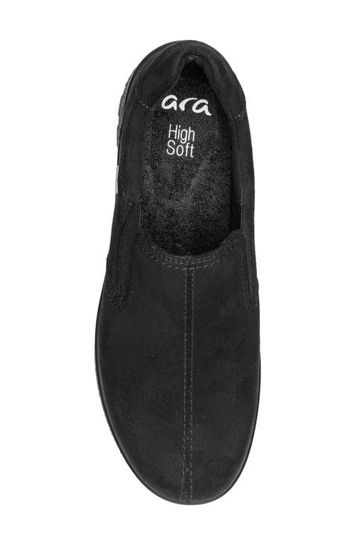 Ara Saber Waterproof Slip-on In Black