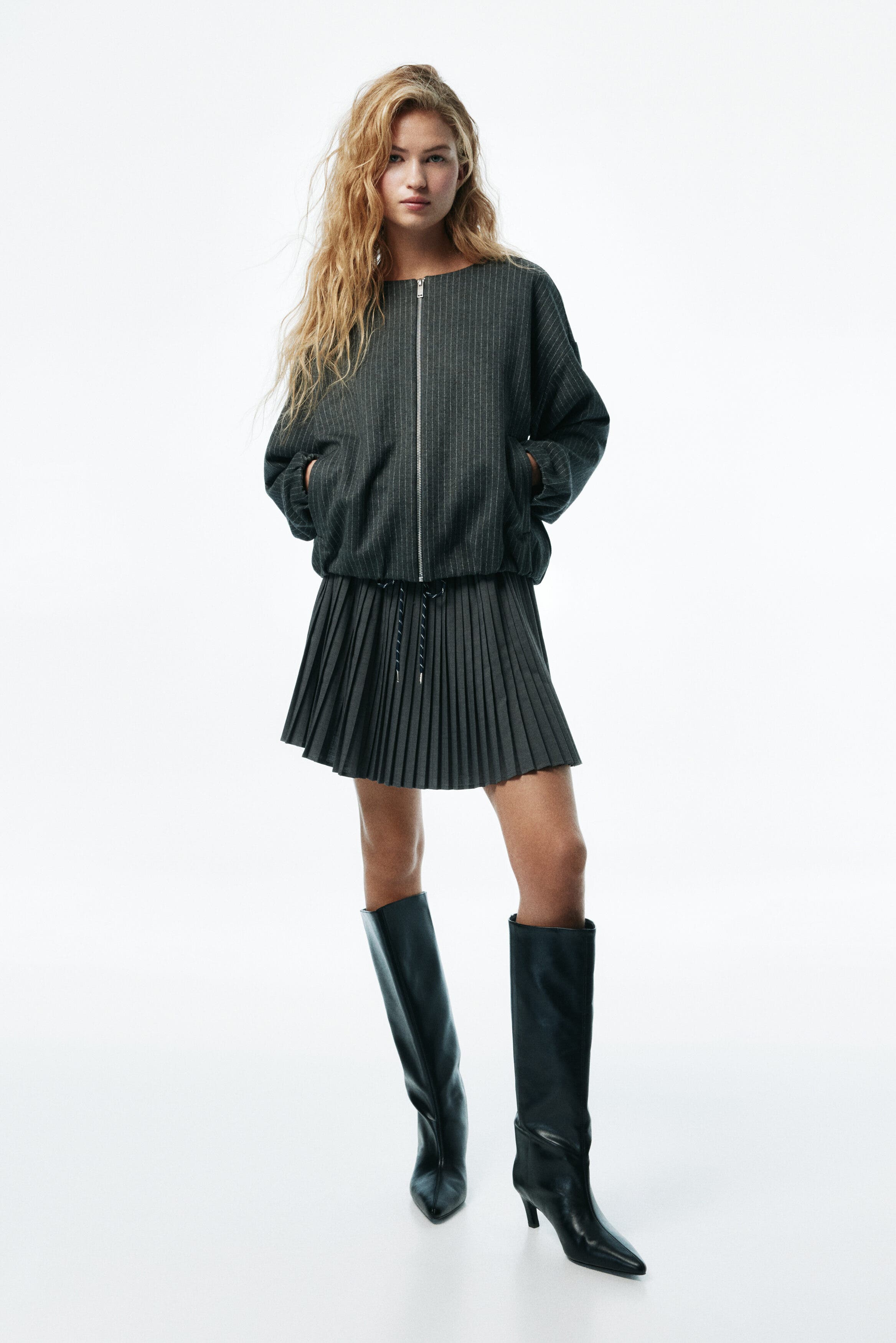 Oversized Jersey Jacket - image 2