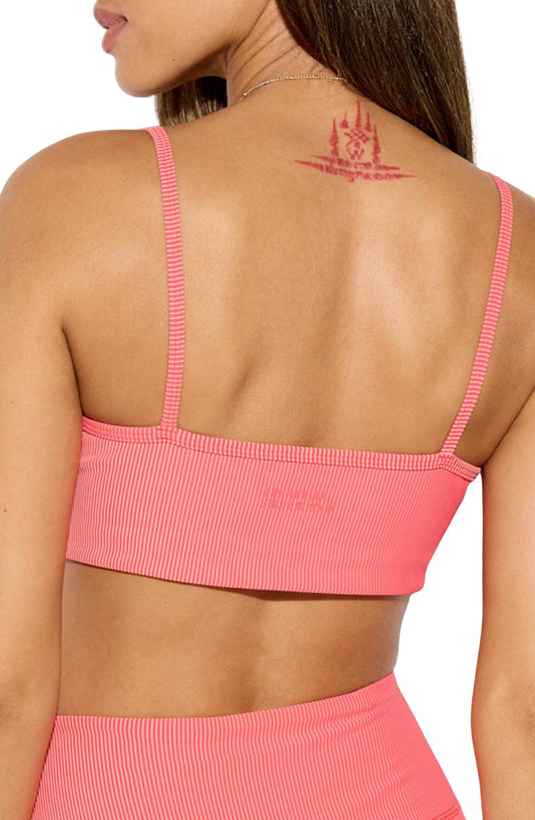 Spiritual Gangster Etos Rib Crop Sports Bra, Alternate, color,