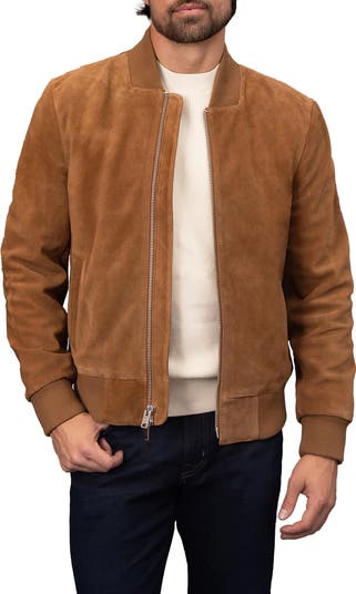 Suede Bomber Jacket