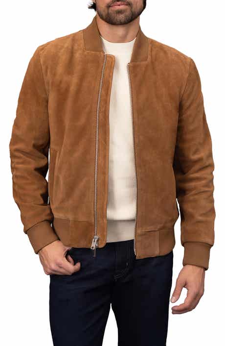 Bagatelle Suede Bomber Jacket