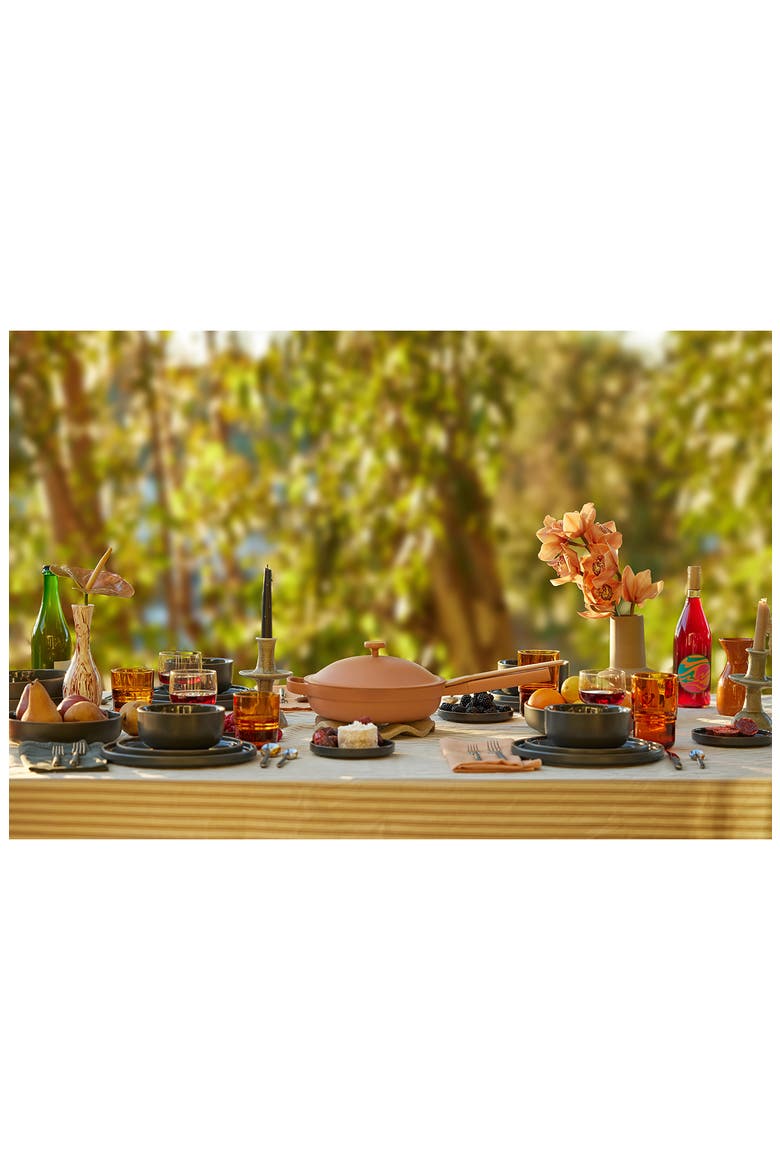 Set of 4 Salad Plates, Alternate, color, CHAR