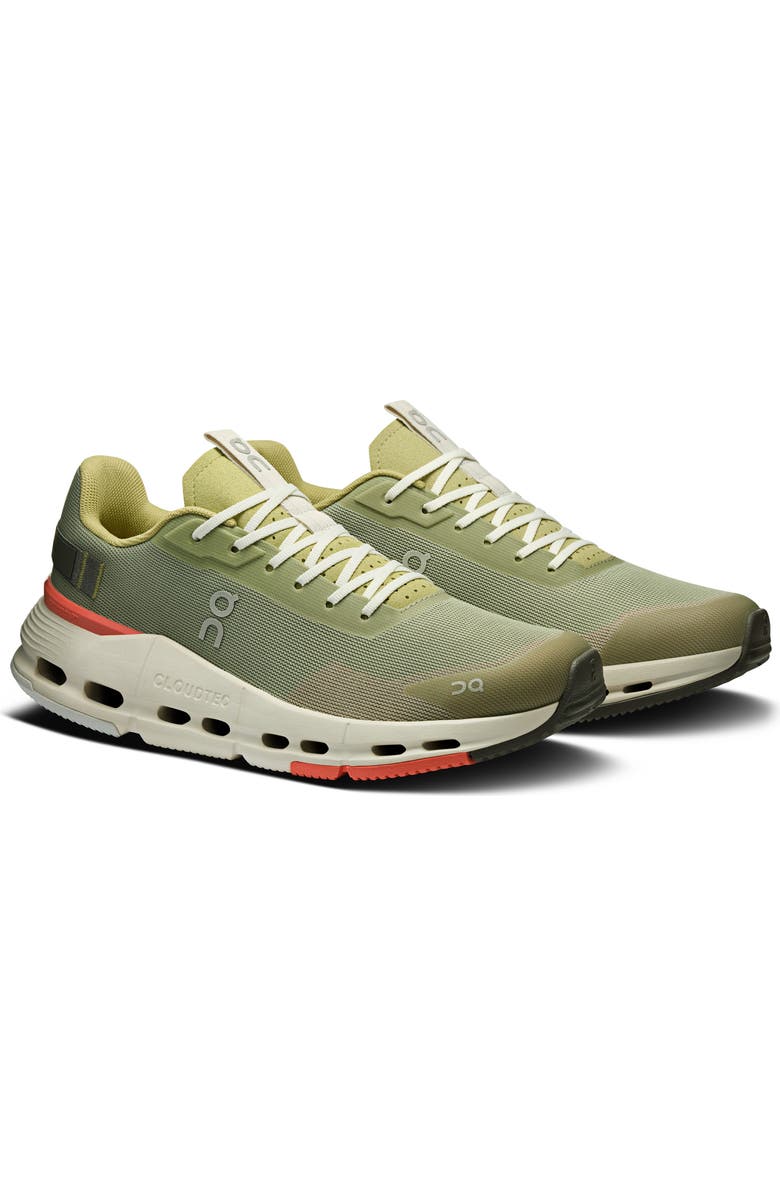 On Cloudnova Form 2 Sneaker, Main, color, Chalk/ Salmon