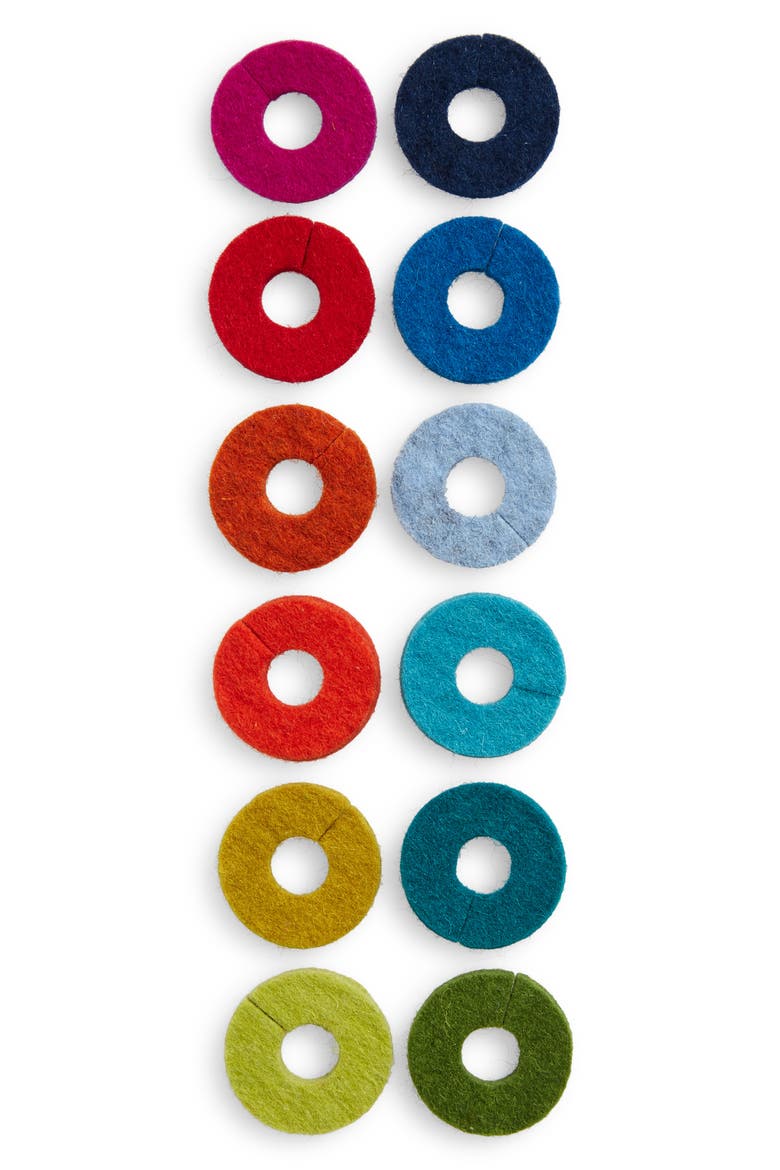 x Graf Lantz Wine-O Wine Glass Markers, Main, color, MULTICOLOR