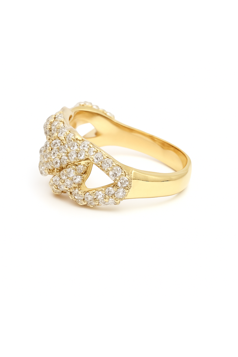 IGI Certified E VS1 Diamond Stud Earrings 4 Carats 14K Yellow Gold, Alternate, color, Yellow