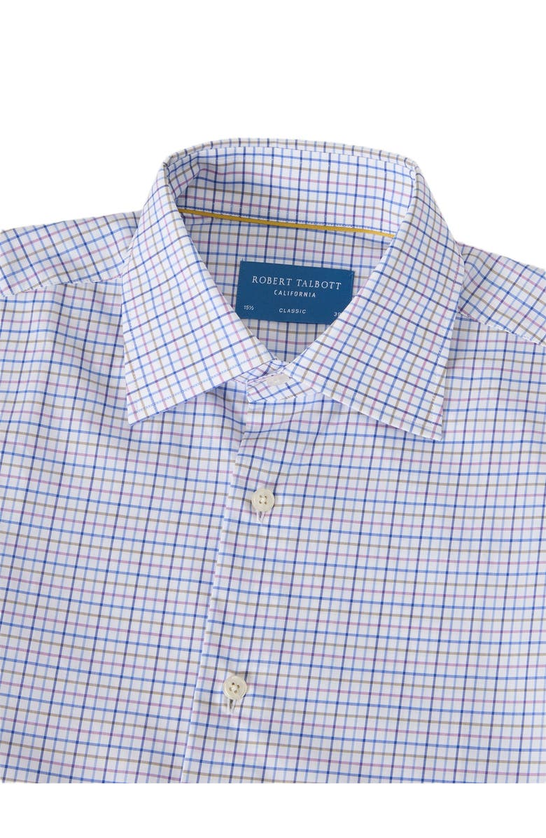 Robert Talbott Kingsley Medium Twill Stripe Shirt in Contemporary fit, Alternate, color, Light Blue