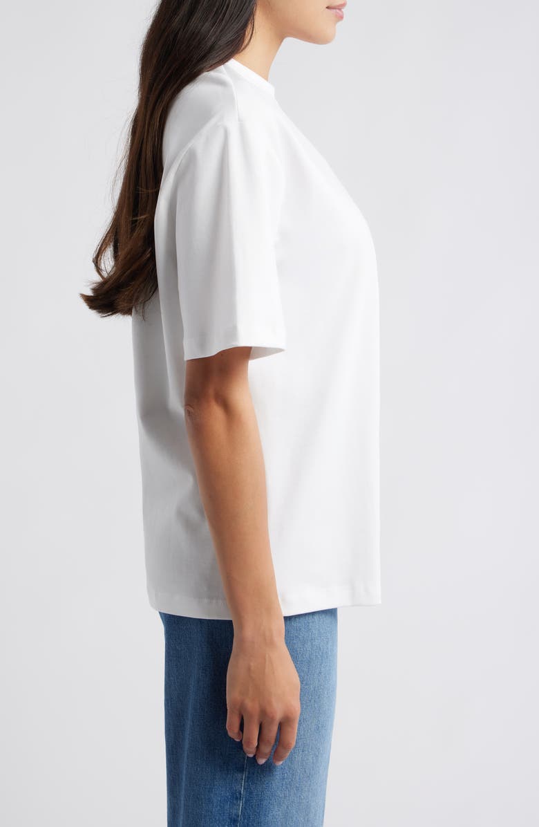 Mavi Jeans Crewneck Cotton T-Shirt, Alternate, color, White