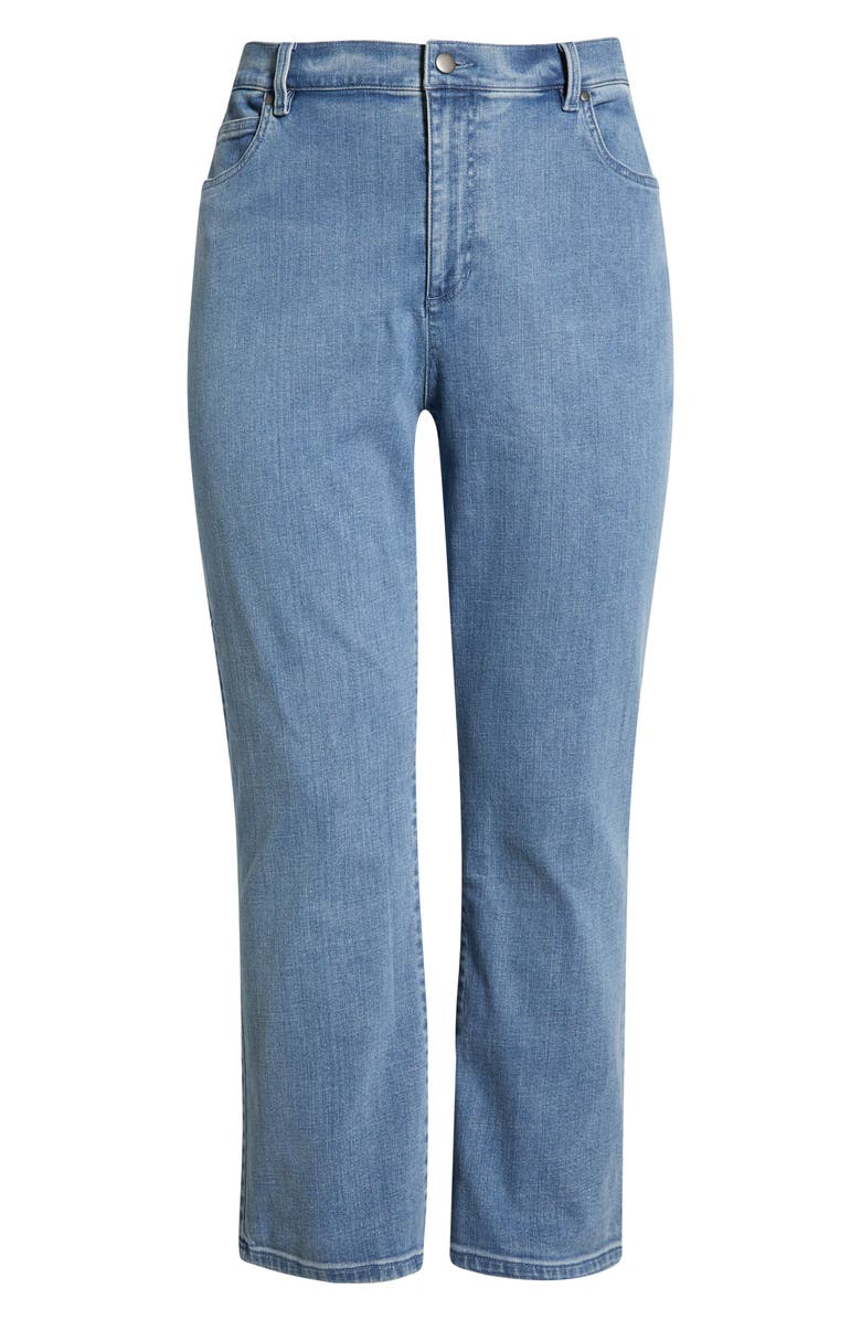 Eileen Fisher Ankle Kick Flare Leg Jeans, Alternate, color, Classic Indigo