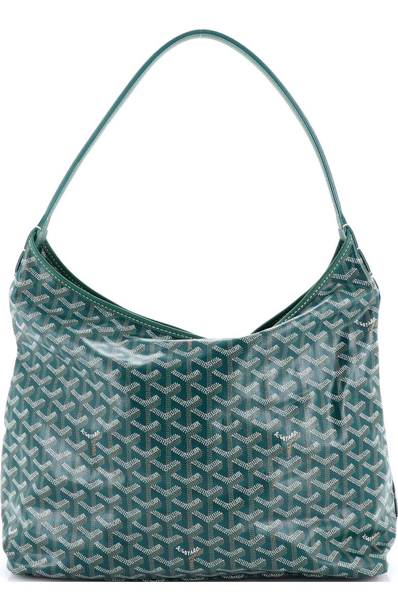 Pre-Owned Goyard Boheme Hobo Coated Canvas, Alternate, color, Green