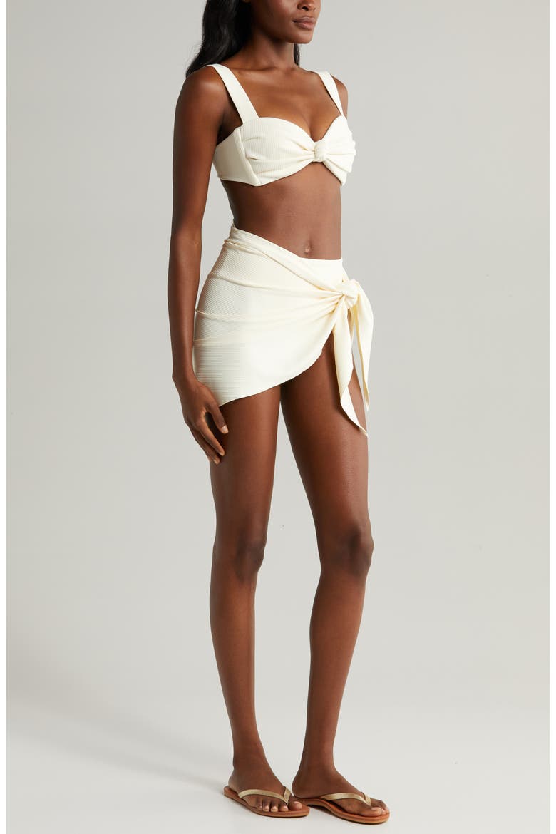Rib Cover-Up Sarong, Alternate, color, CREAM RIB