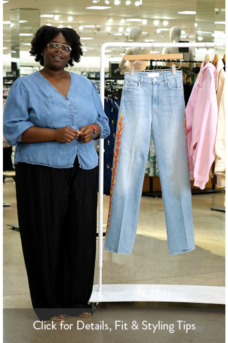 The Saloon Sneak High Rise Straight Leg Jeans video