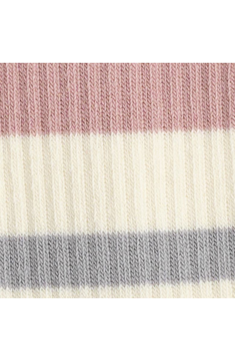 COS Striped Sports Socks, Alternate, color, Off-White / Blue / Pink