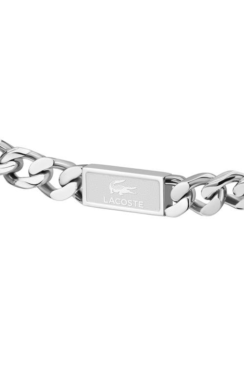 Lacoste Backhand Bracelet In Metallic