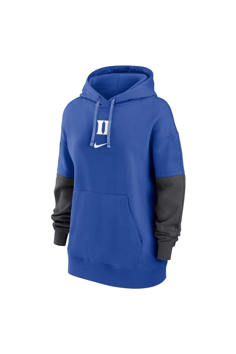 Women's Nike Royal Duke Blue Devils 2024 Sideline Essential Pullover Hoodie, Alternate, color, Royal