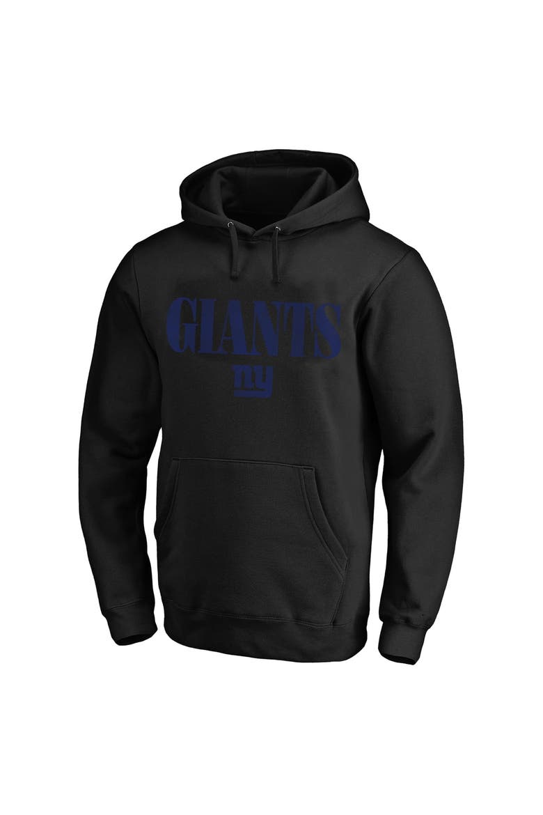 Men's Fanatics Black New York Giants Big & Tall Relaxed Intense Rivalry Hoodie, Alternate, color, Black