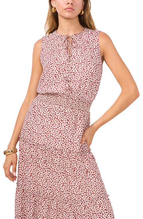 1.state Cascading Ruffle Sleeveless Dress In Multi