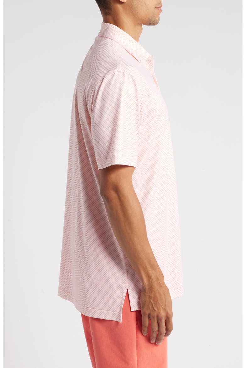 Circle Geo Pint Performance Golf Polo, Alternate, color, PALMER PINK