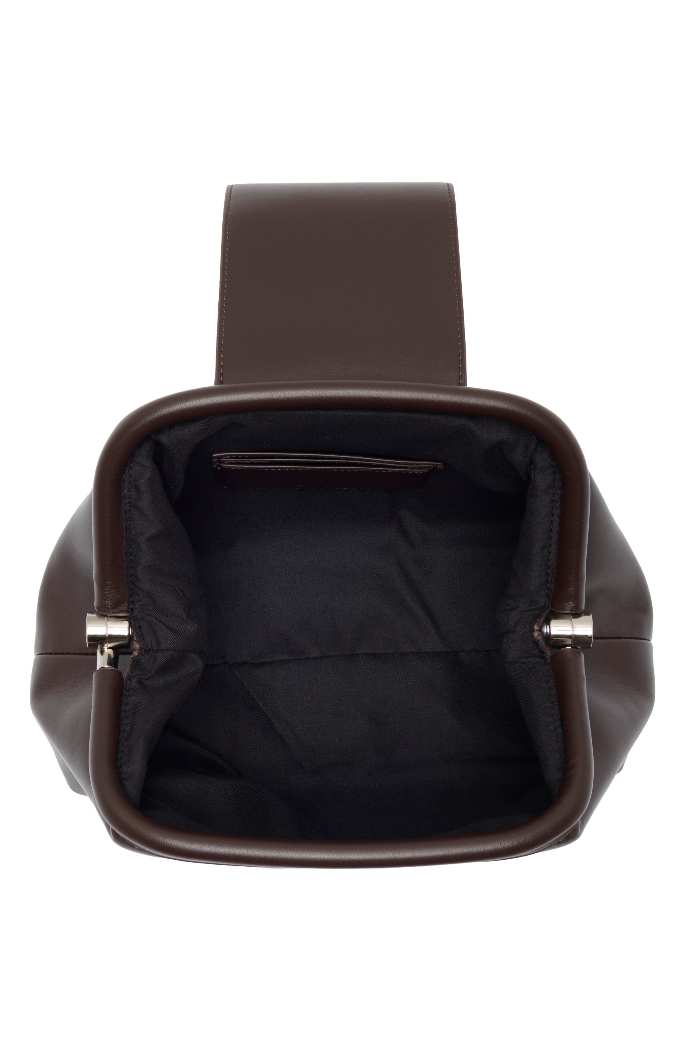 Frame Clutch, Alternate, color, DARK CHOCOLATE