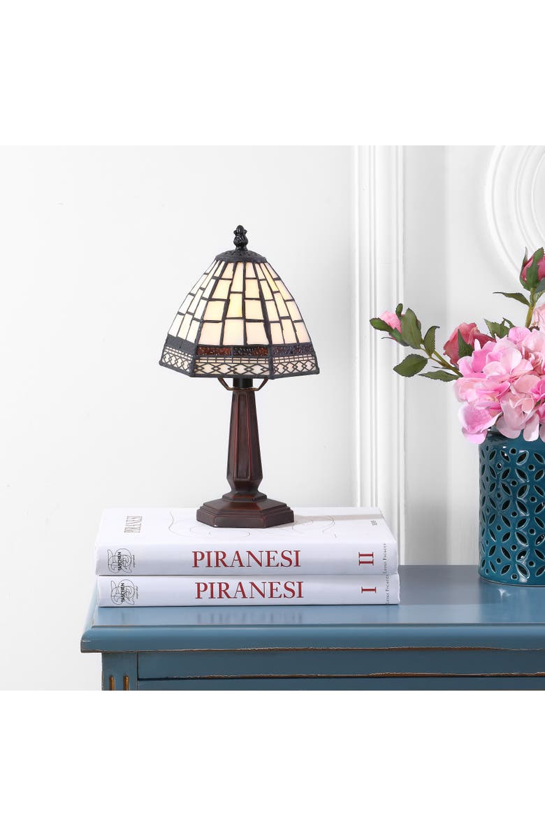 JONATHAN Y Carter LED Table Lamp, Alternate, color, Bronze