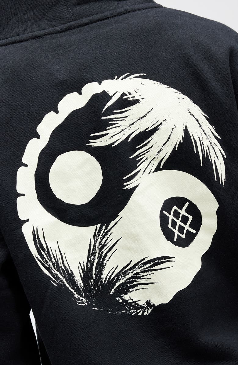 Stance Opposites Graphic Hoodie, Alternate, color, Black