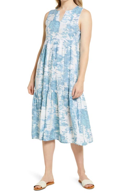 Ireana Tiered Ruffle Midi Dress