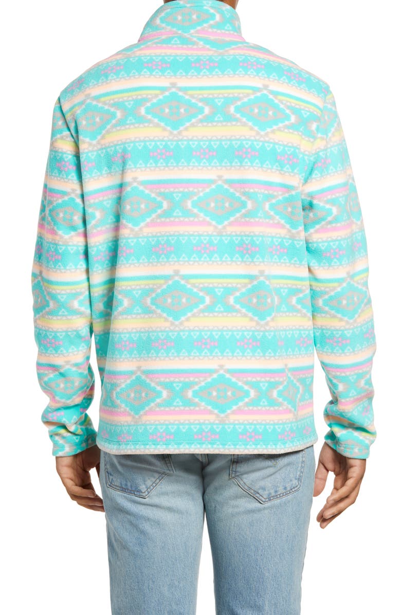 Chubbies The Flame Commander Quarter Zip Fleece Pullover, Alternate, color, 